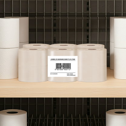 Papel Higiénico Jumbo Natural 12 Rolos — Económico e Ecológico