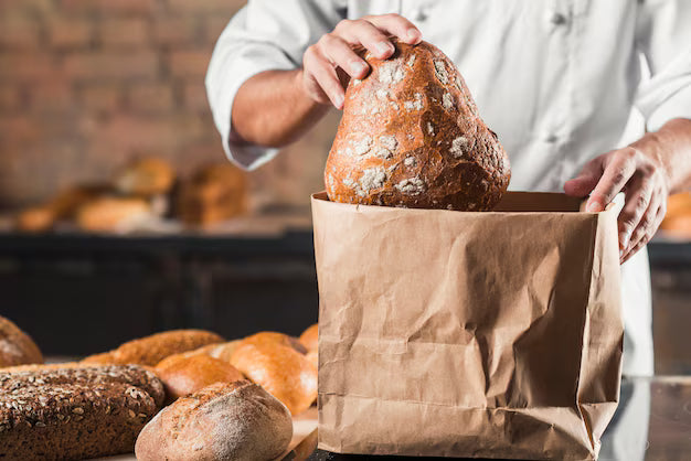 Saco de Papel Kraft para Pão — Frescura e Sustentabilidade