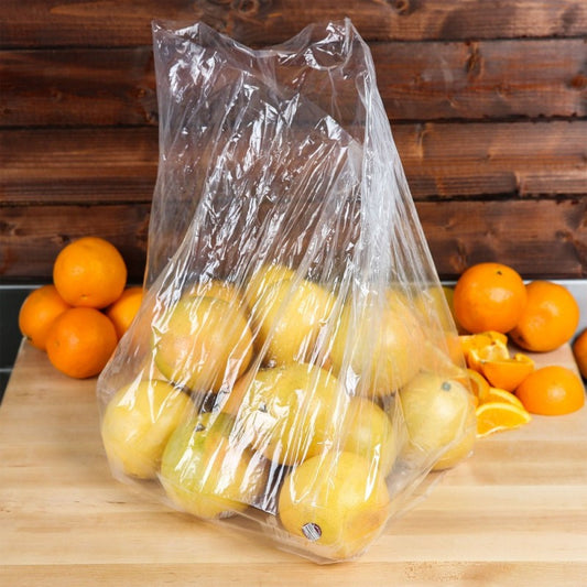 Saco Plástico PEBD Cristal Rolo – Proteção e Higiene Alimentar