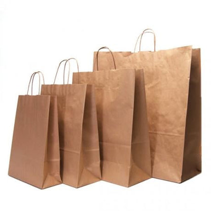 sacos de papel com asa kraft