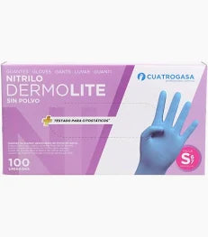Luva Nitrilo Azul – Gama Dermolite