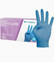Luva Nitrilo Azul – Gama Dermolite